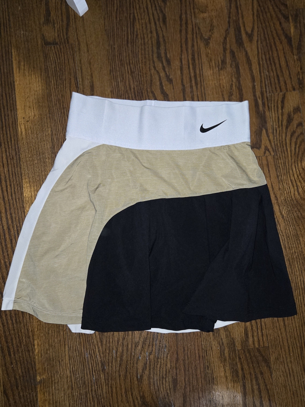 Nike White Dri-FIT Athletic Skirt